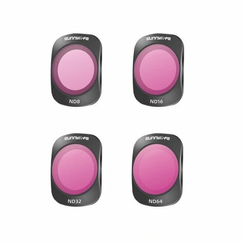 Набор фильтров Sunnylife ND8+ND16+ND32+ND64 для Osmo Pocket 3