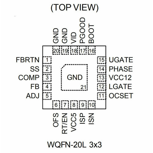 Микросхема RT8121GQW J1=