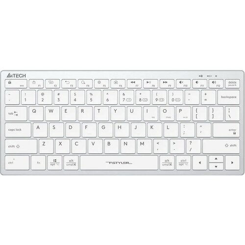 Клавиатура A4TECH Fstyler FBX51C White Радио Bluetooth белый