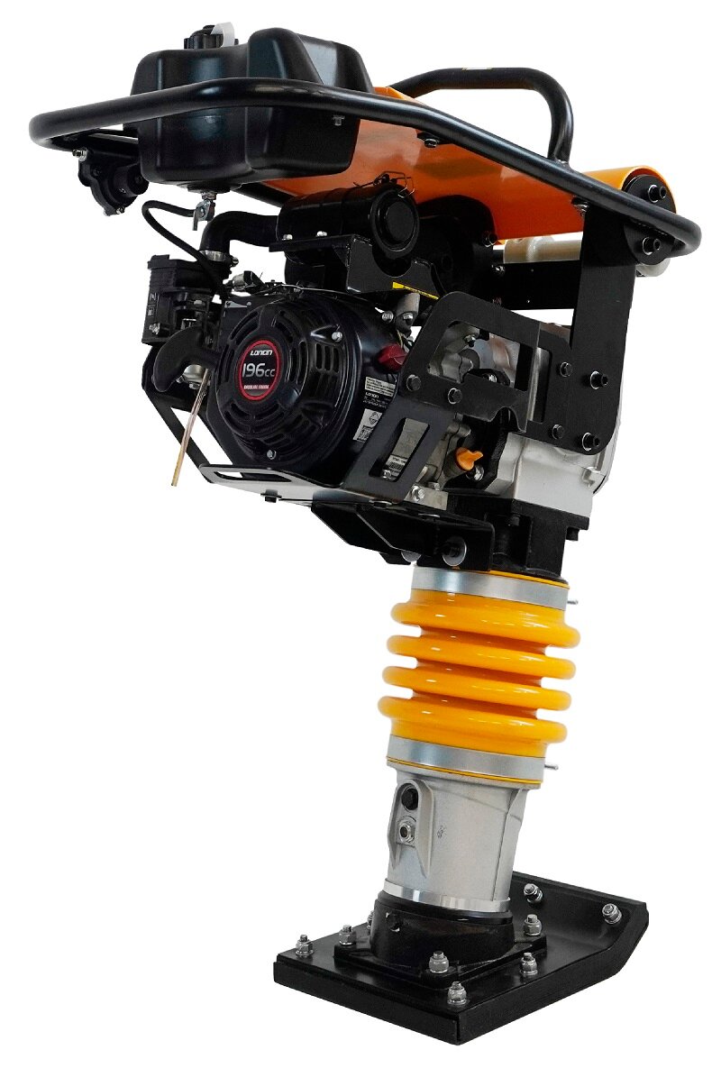 Вибротрамбовка бензиновая Habert H-RM90L (двигатель Loncin - 6.5 лс площадка 290х330 вес 85.6 кг)