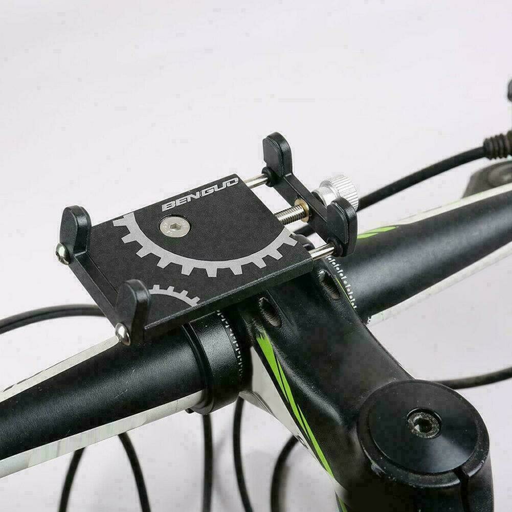 Крепление для телефона на Мотоцикл, Велосипед, Электросамокат. Регулируемый держатель телефона Черный