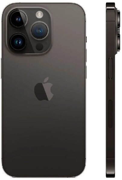Смартфон Apple iPhone 14 Pro Max 128 ГБ (nano-SIM + nano-SIM), космический черный — фото 1