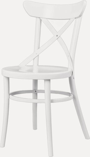 Изображение товара Ambe Стул венский деревянный кухонный со спинкой Виен белый