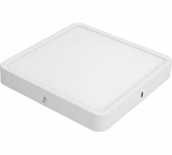 Накладной квадратный даунлайт с драйвером Ecola LED downlight 18W 220V 4200K 210x210x32 DSSV18ELC