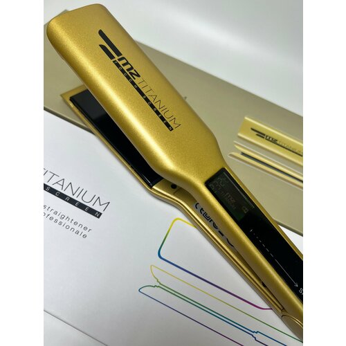 Утюжок MZ Titanium титановые плавающие пластины золотой 5279₽