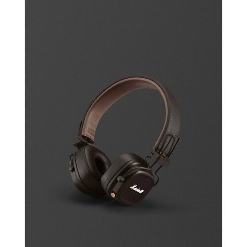 Беспроводные наушники Marshall Major IV накладные Bluetooth коричневые 8400₽
