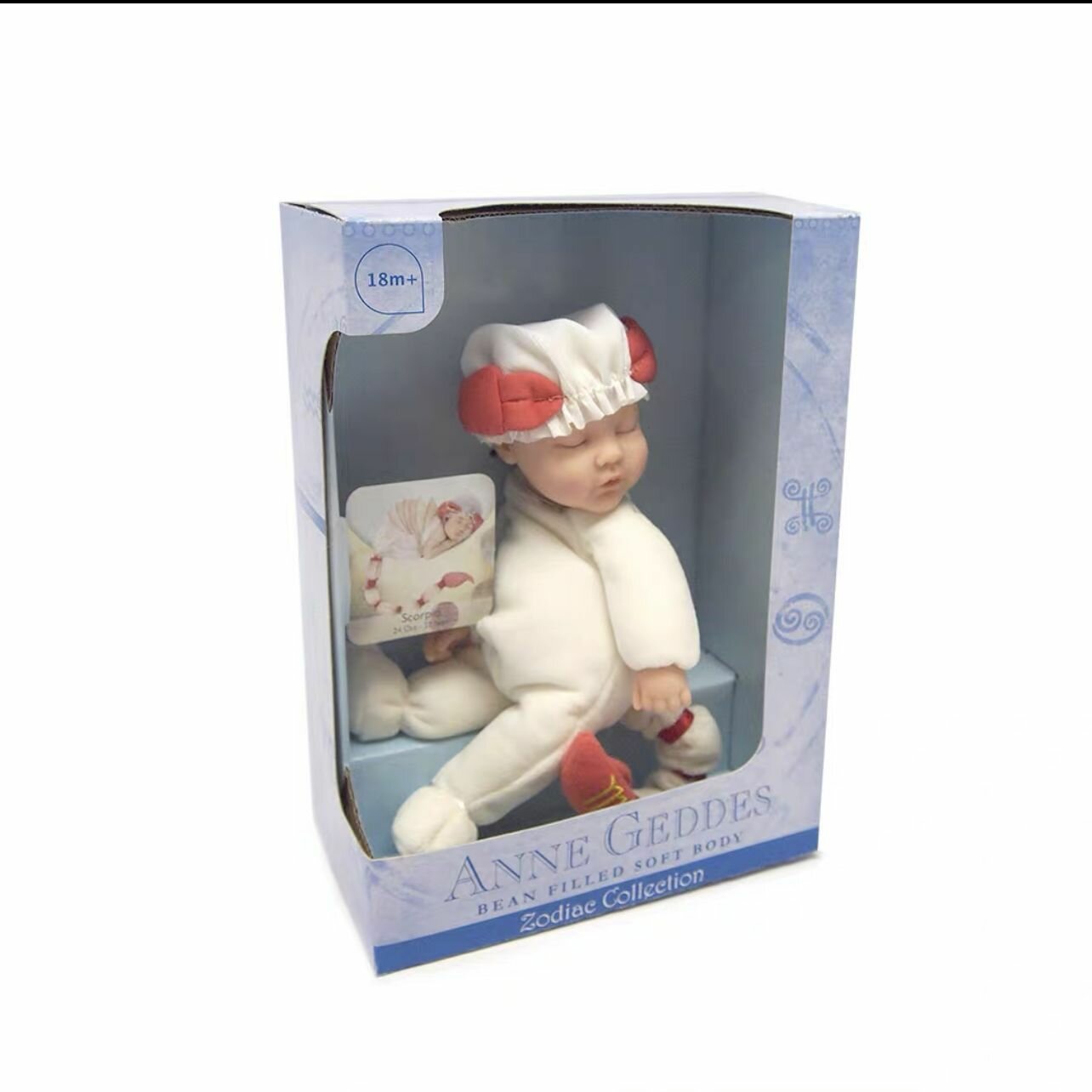 Anne Geddes Энн Геддес спит с малышом, милым малышом, куклой, плюшевой игрушкой, днем рождения.