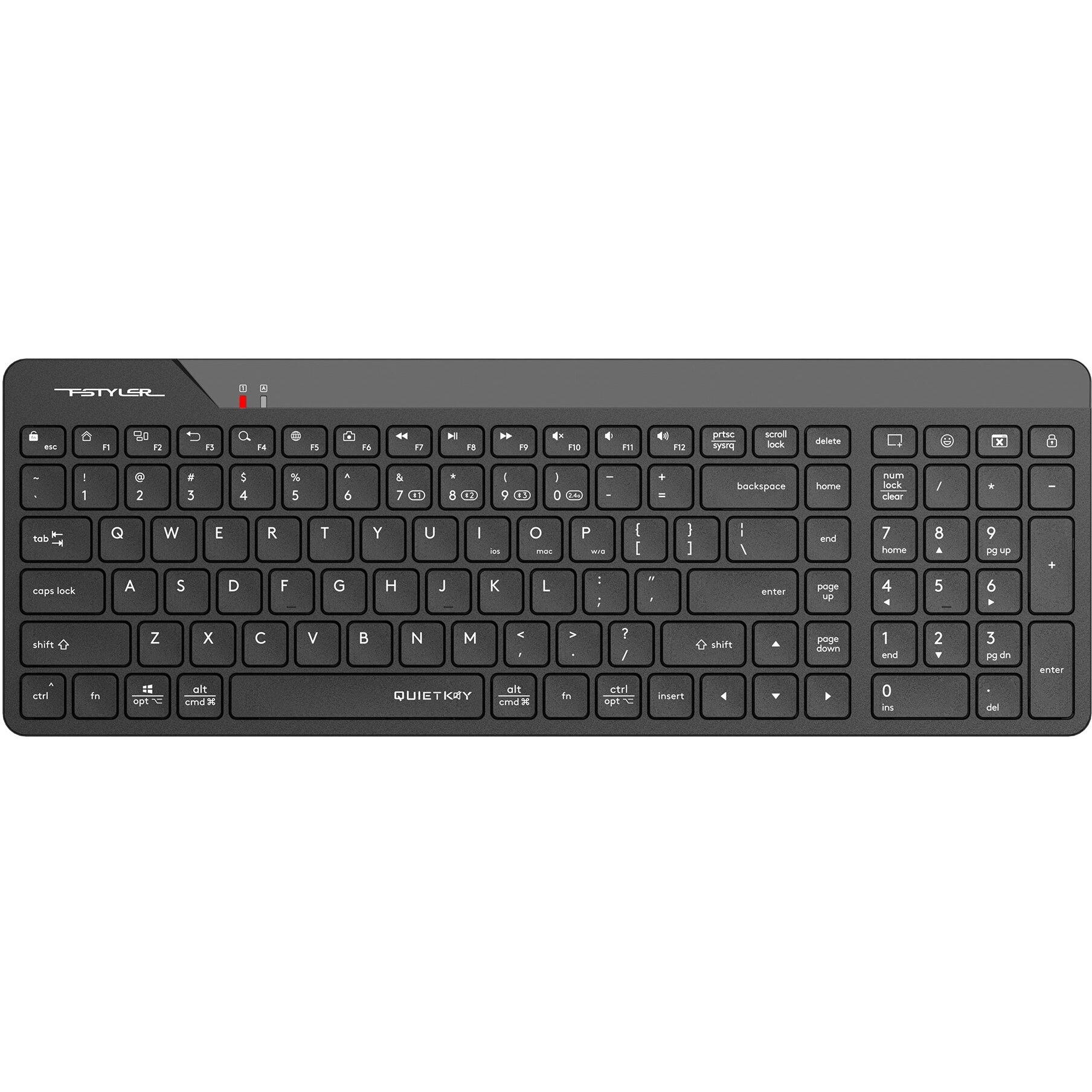 Клавиатура A4Tech Fstyler FBK23 AS черный