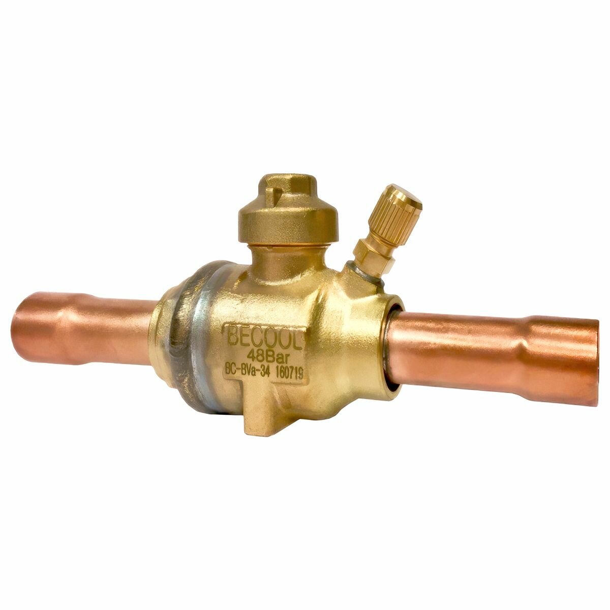 Вентиль шаровый 3/4" BC-BVa-34 с сервисным штуцером