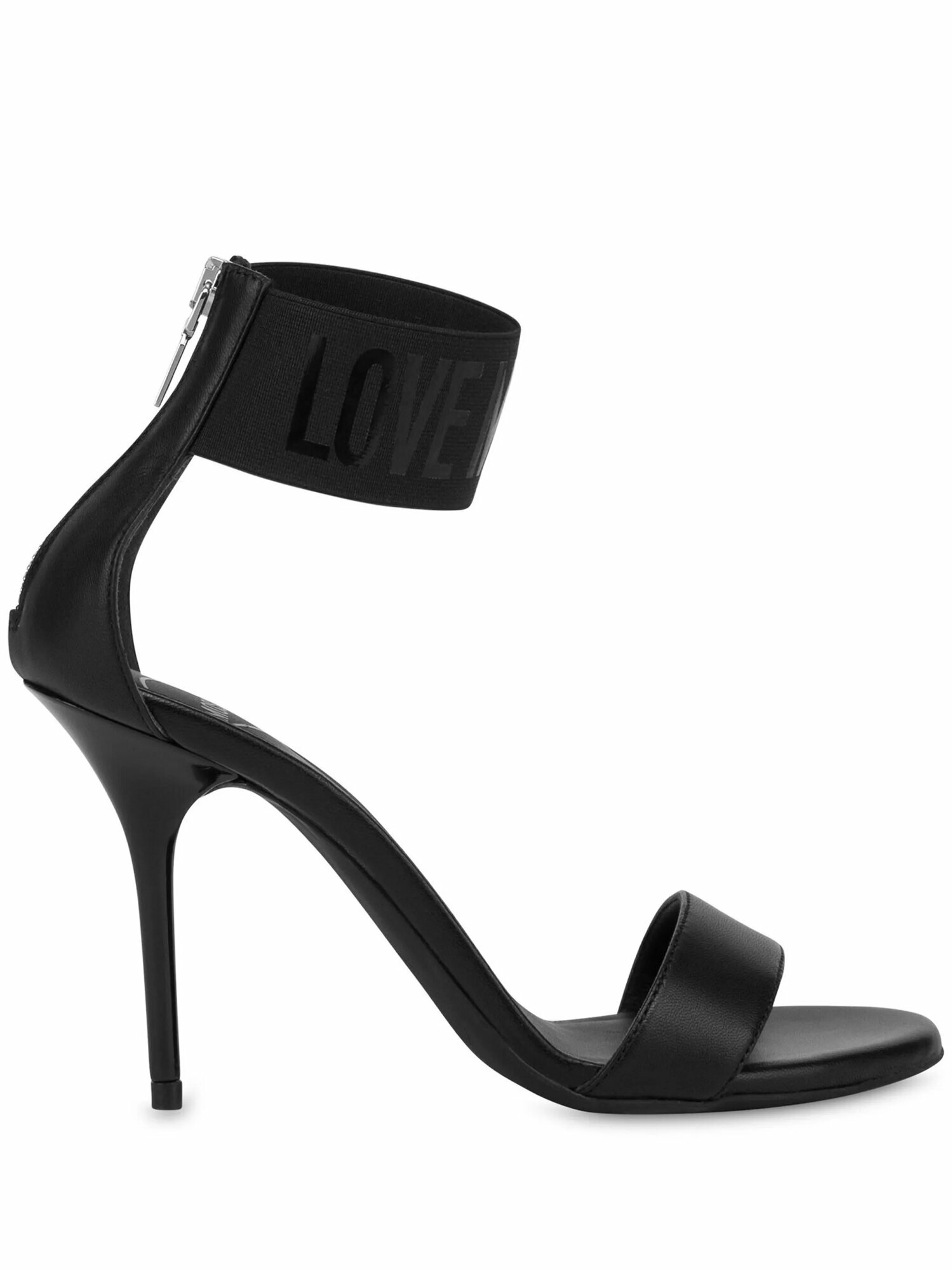 Босоножки LOVE MOSCHINO, размер 38 IT, черный