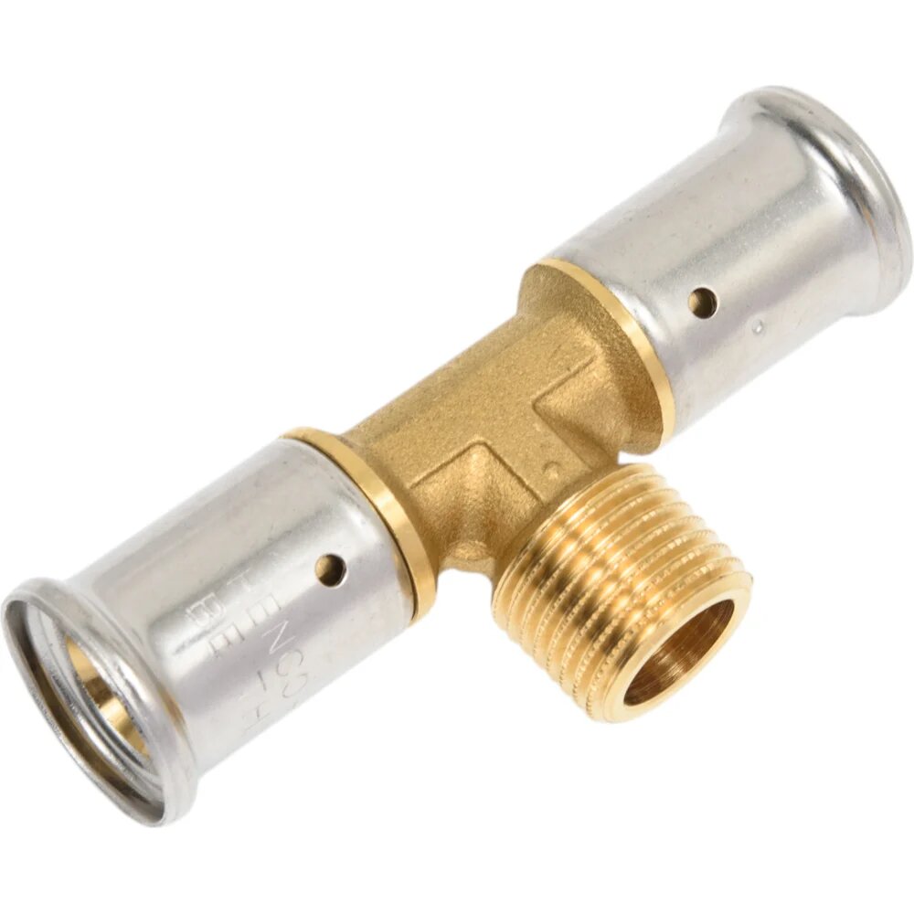 Тройник 32х3 4   с наружной резьбой  пресс  HENCO   14Р 320532