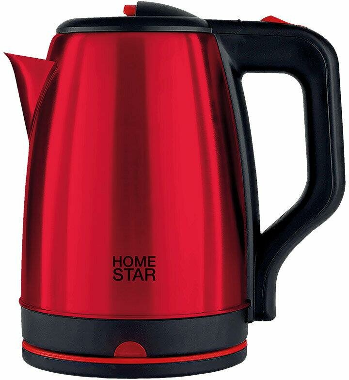 Электрический чайник HOMESTAR HS-1003 (107001) объем 1.8 л мощность 1500 Вт красный