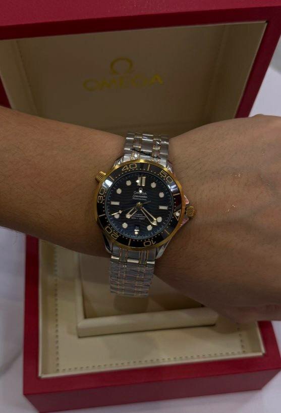 Наручные часы OMEGA, синий — фото 1