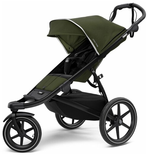 Прогулочная детская коляска Thule Urban Glide² Black/ Cypress Green, черная рама/оливковый, 10101944