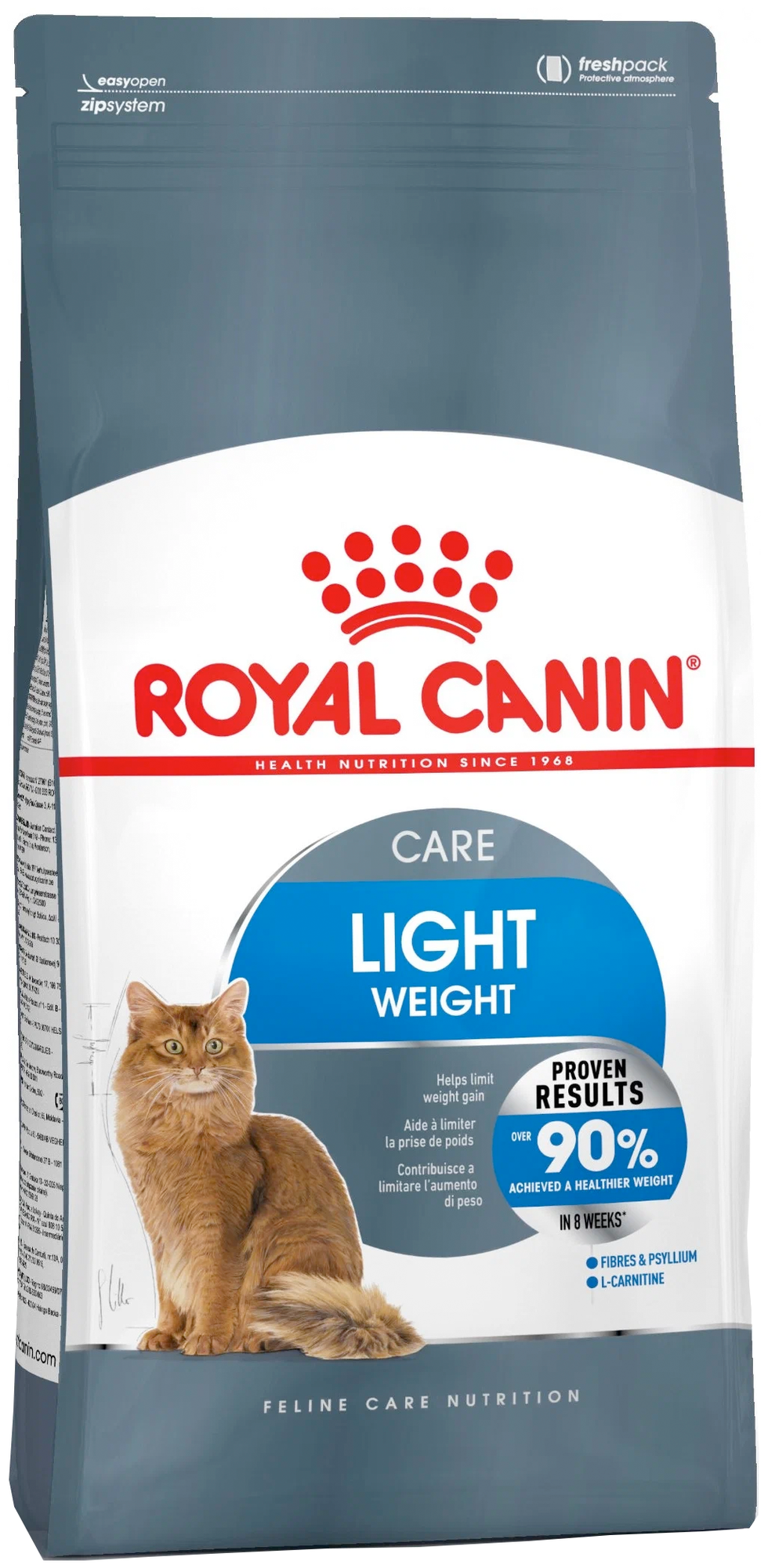 Корм сухой Royal Canin Light Weight Care для взрослых кошек, профилактика лишнего веса, 400 гр.