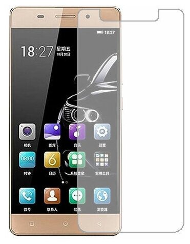 Gionee Marathon M5 mini защитный экран Гидрогель Прозрачный (Силикон) 1 штука