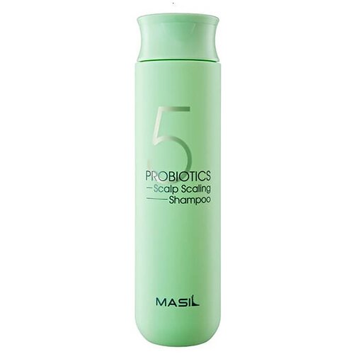 Глубокоочищающий шампунь для волос с пробиотиками Masil 5 Probiotics Scalp Scaling Shampoo, 300 мл masil шампунь для волос 5 probiotics scalp scaling shampoo глубокоочищающий с пробиотиками 300 мл 2 шт