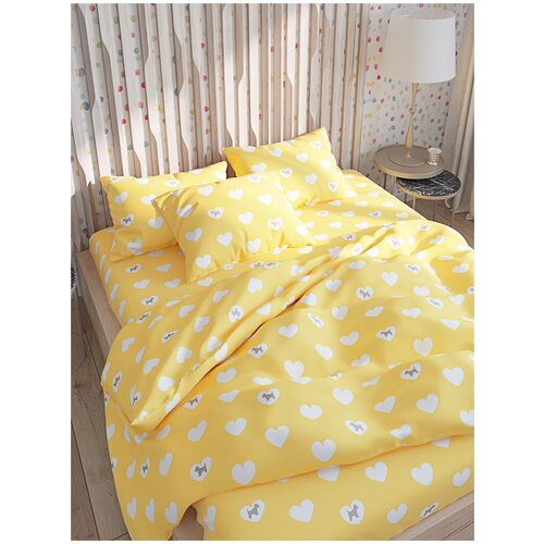 фото Постельное белье сказка "жизель" 2-сп на молнии наволочка 70х70 см 2 шт простынь на резинке 160х200 см пододеяльник 175х215 см