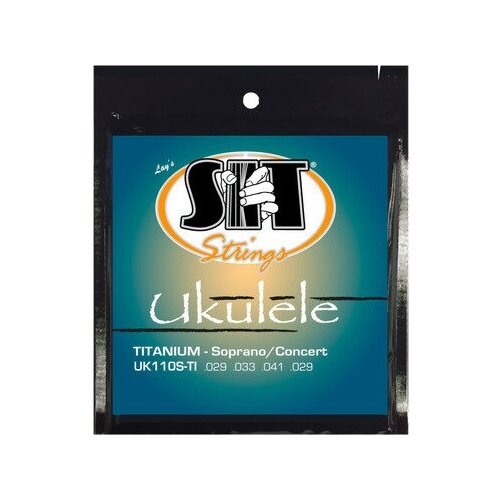 Струны для укулеле концерт SIT Strings UK110S-TI Ukulele Standard Black Soprano / Concert