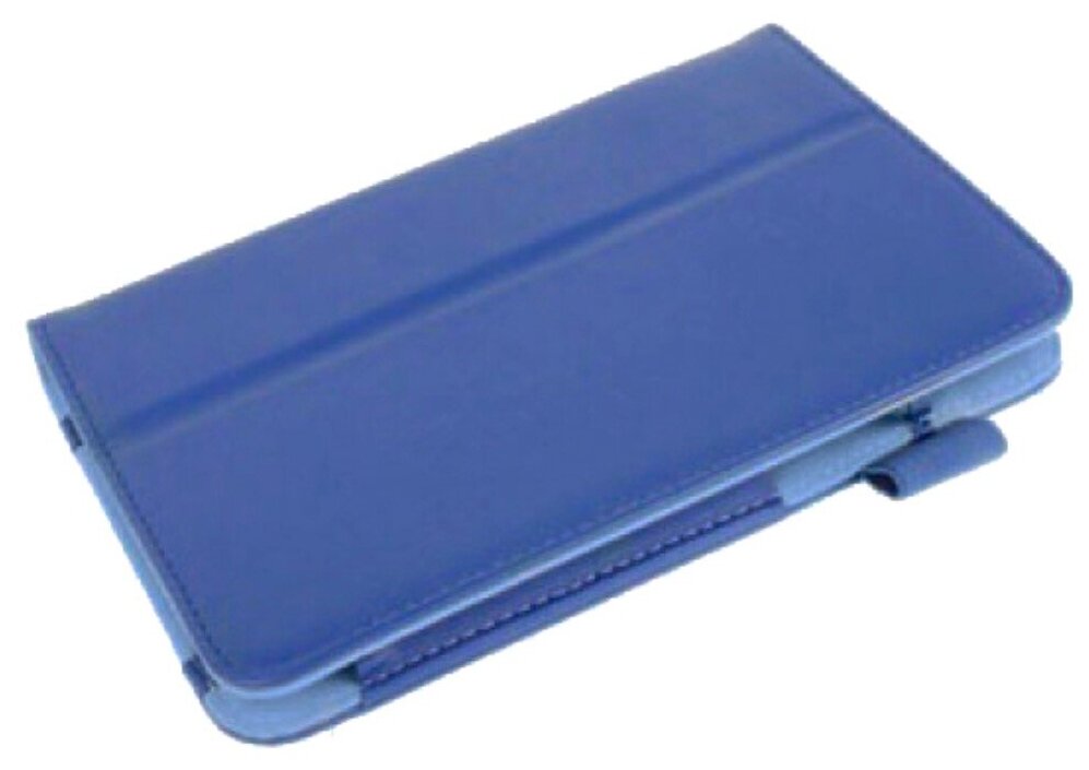 Чехол-обложка MyPads для Samsung Galaxy Tab 3 7.0 SM-T210/T211 с мульти-подставкой синий