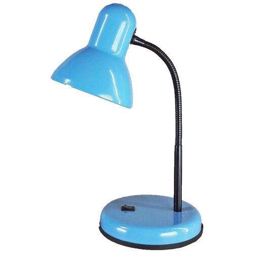 Уютель UT-208С настольная лампа на подставке Е27 60W синяя, высота 31см /24/