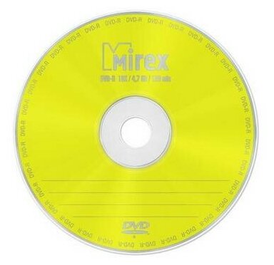 Диск DVD-R Mirex 4.7 Gb, 16x, Slim Case (1), (1/200)