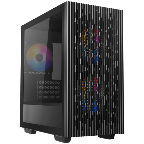 Корпус MiniTower Deepcool MATREXX 40 3FS Black mATX без БП TG 3x120mm 1xUSB2.0 1xUSB3.0 (DP-MATX-MATREXX40-3FS)