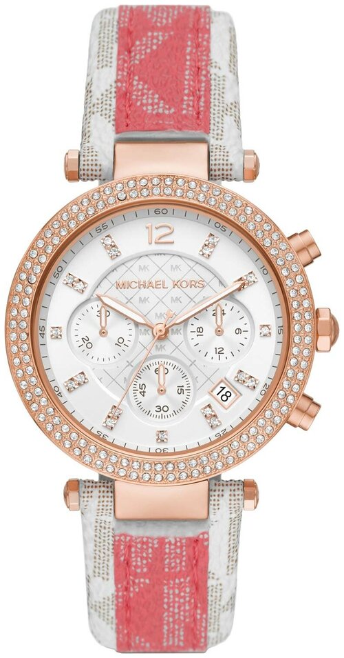 Наручные часы MICHAEL KORS Parker MK6951, белый, золотой