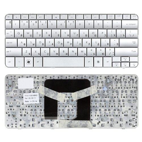 Клавиатура для ноутбука HP 580953-251 серебристая 151000₽