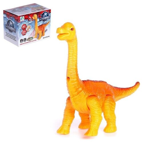 Купить Динозавр Брахиозавр травоядный, работает от батареек, с проектором, цвет микс 1855529 ., пластик, unisex