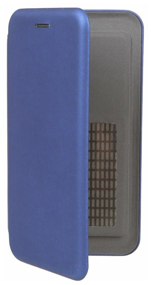 Чехол-книжка PERO SOFT TOUCH универсальный 5.5-6.0" синий - фото №2