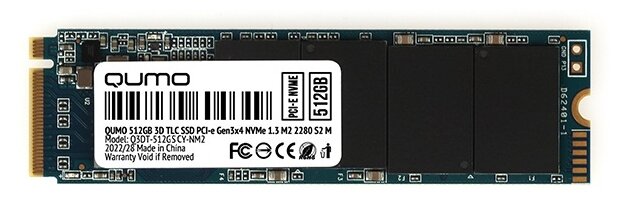 QUMO M.2 SSD 512GB QM Novation Q3DT-512GSCY-NM2