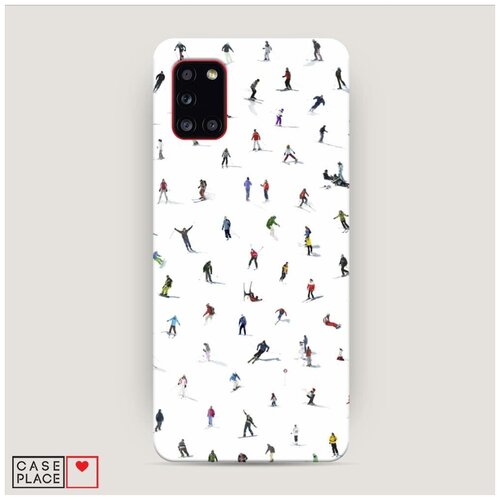 фото Чехол пластиковый samsung galaxy a31 хобби лыжи case place