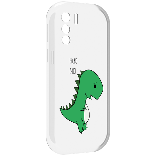 Чехол MyPads динозаврик для UleFone Note 13P задняя-панель-накладка-бампер