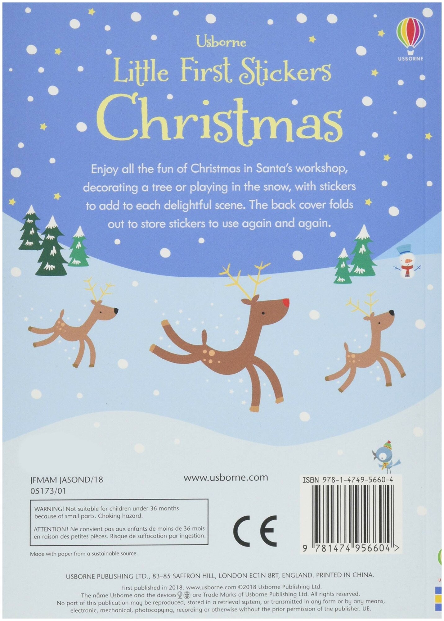 Little First Stickers: Christmas - фото №5