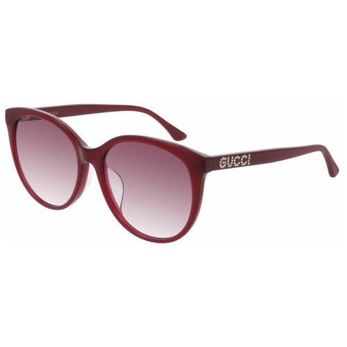 Солнцезащитные очки GUCCI, красный gucci gg 1072s 003 56 гавана ацетат