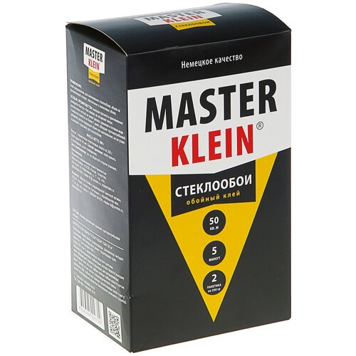 Клей обойный Master Klein для стеклообоев 500гр (жест. пачка) клей обойный master klein универсальный 200гр 6 9рулонов 40м2 жест пачка