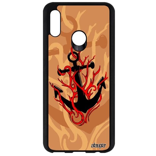 фото Защитный чехол на телефон // huawei p smart 2019 // "якорь" судно стиль, utaupia, бежевый