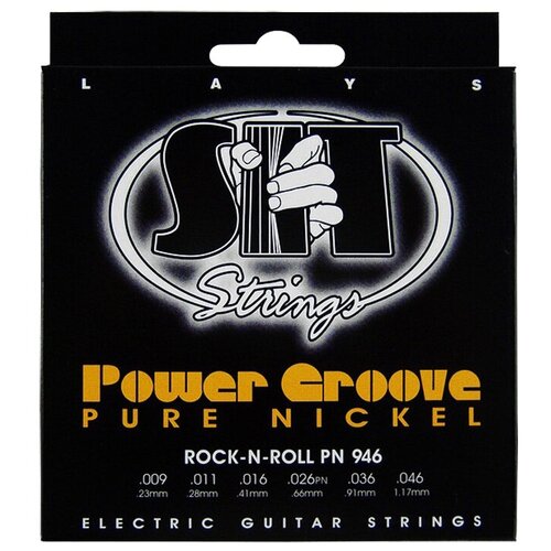 SIT PN946 POWER GROOVE Rock-n-Roll струны для электрогитары (9-11-16-26-36-46) легкого натяжения
