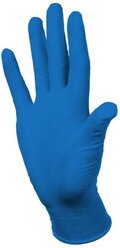 Перчатки медицинские смотровые виниловые Мanual SV 609 нестерильные неопудренные голубые размер L