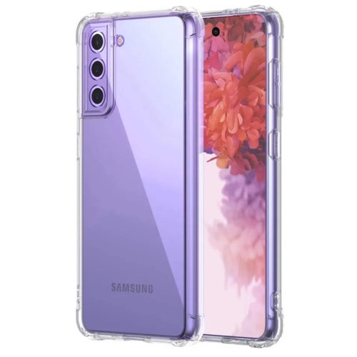 Чехол силиконовый для Samsung Galaxy S21 Plus/S30 Plus, усиленные края, прозрачный чехол силиконовый для samsung galaxy m30 a40s 2019 усиленные края прозрачный