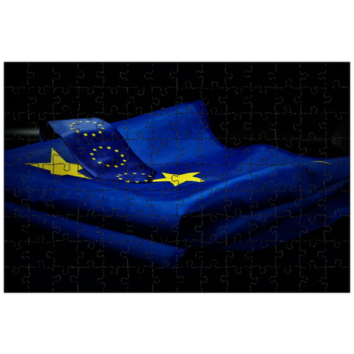 фото Магнитный пазл 27x18см."европа, europatag, европейский флаг" на холодильник lotsprints