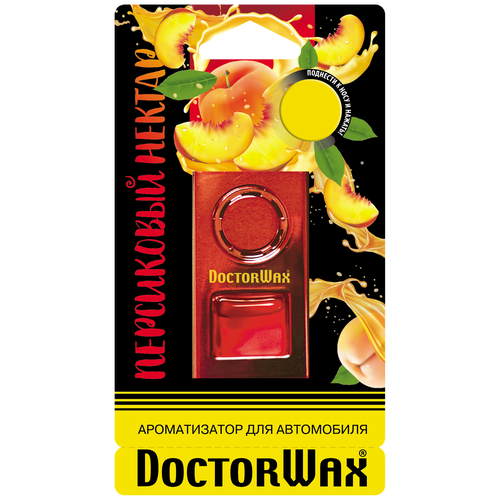 DoctorWax DW0846 Ароматизатор воздуха на дефлектор обдува. Персиковый нектар (40гр)