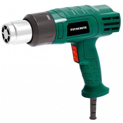 Строительный фен FAVOURITE FHGP 2000 без аккумулятора 2000 Вт темно-зеленый 1520₽