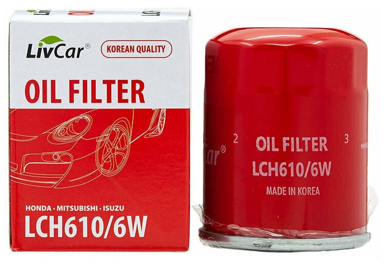 Фильтр масляный LivCar OIL FILTER LCH610/6W / (C-809/C-415) HONDA MITSUBISHI MAZDA