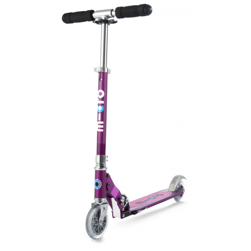 фото Самокат - micro - scooter sprite - purple stripe сиреневые полоски (sa0137)