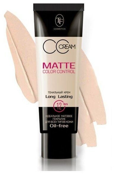 TF Cosmetics Тональный крем Matte Color Control, 35 мл, оттенок: 901 розово-бежевый
