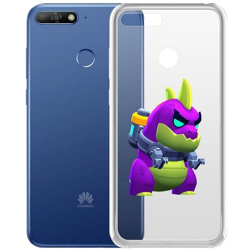 фото Чехол-накладка clear case brawl stars-мегамонстр для huawei y6 prime (2018)/honor 7a pro/7c krutoff group