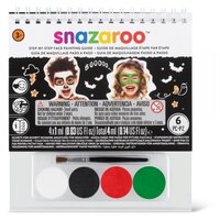 Snazaroo Набор красок для лица «Хэллоуин», 4 цвета, буклет sela