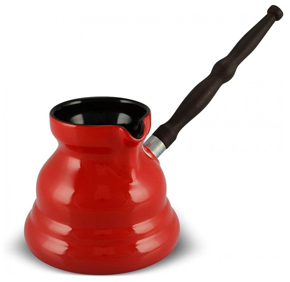 Турка Vintage с индукционным покрытием Ibrik, объем 650 мл, материал керамика, цвет красный, Ceraflame, D97361